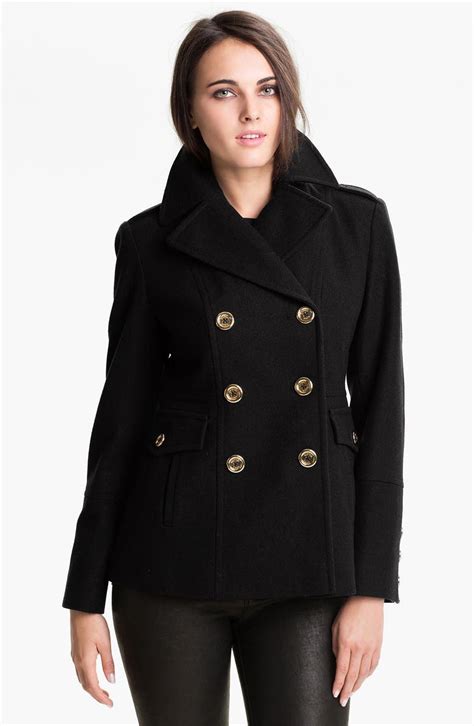 michael kors wool peacoat.